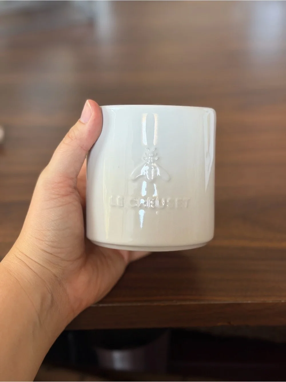 Brand New Le Creuset Cream Honey Jar (NO LID)